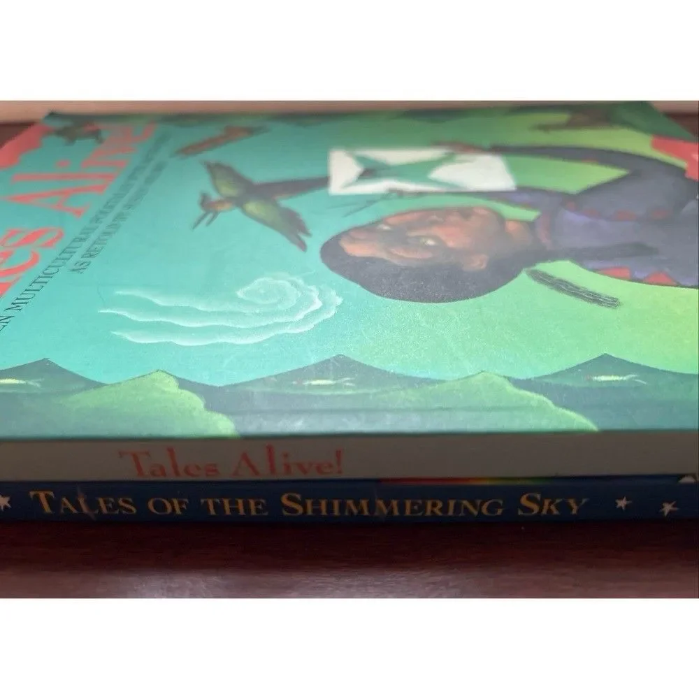 Lot 2 Folk Tales Alive! Shimmering Sky Childrens Books Homeschool Social Studies